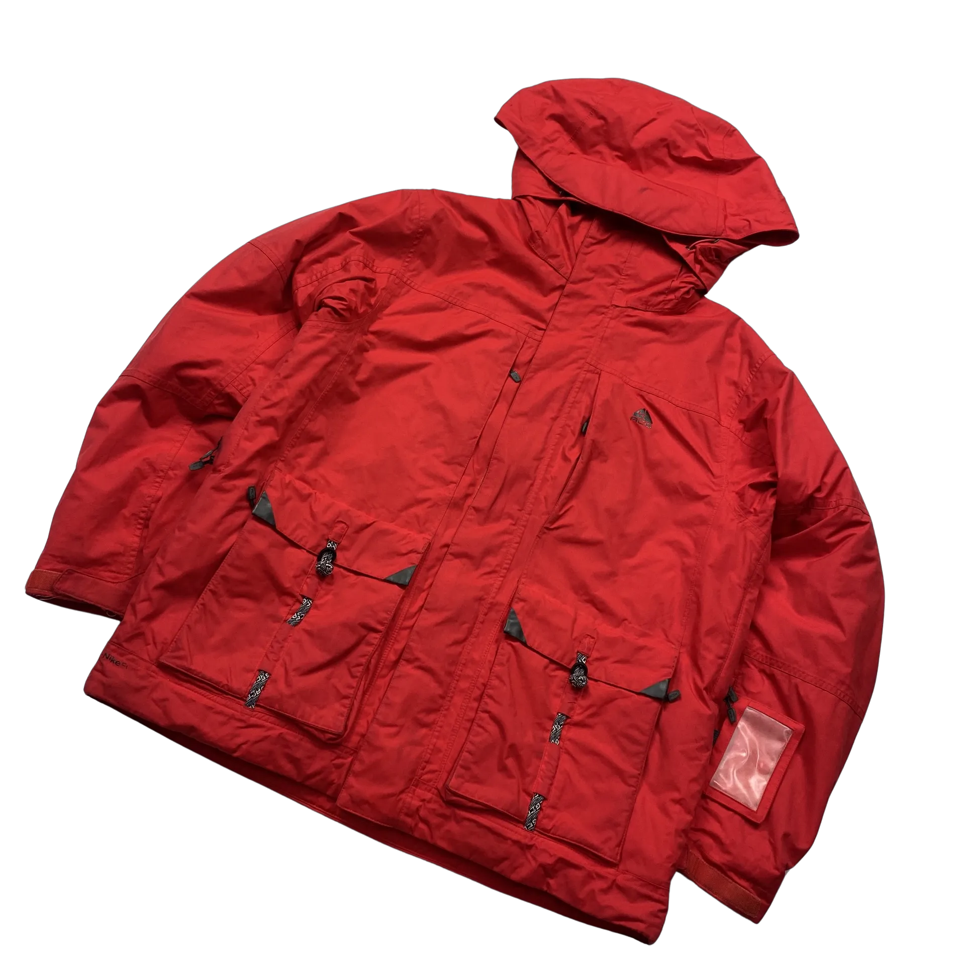 ACG Nike Red Parka Skiing Jacket - Large