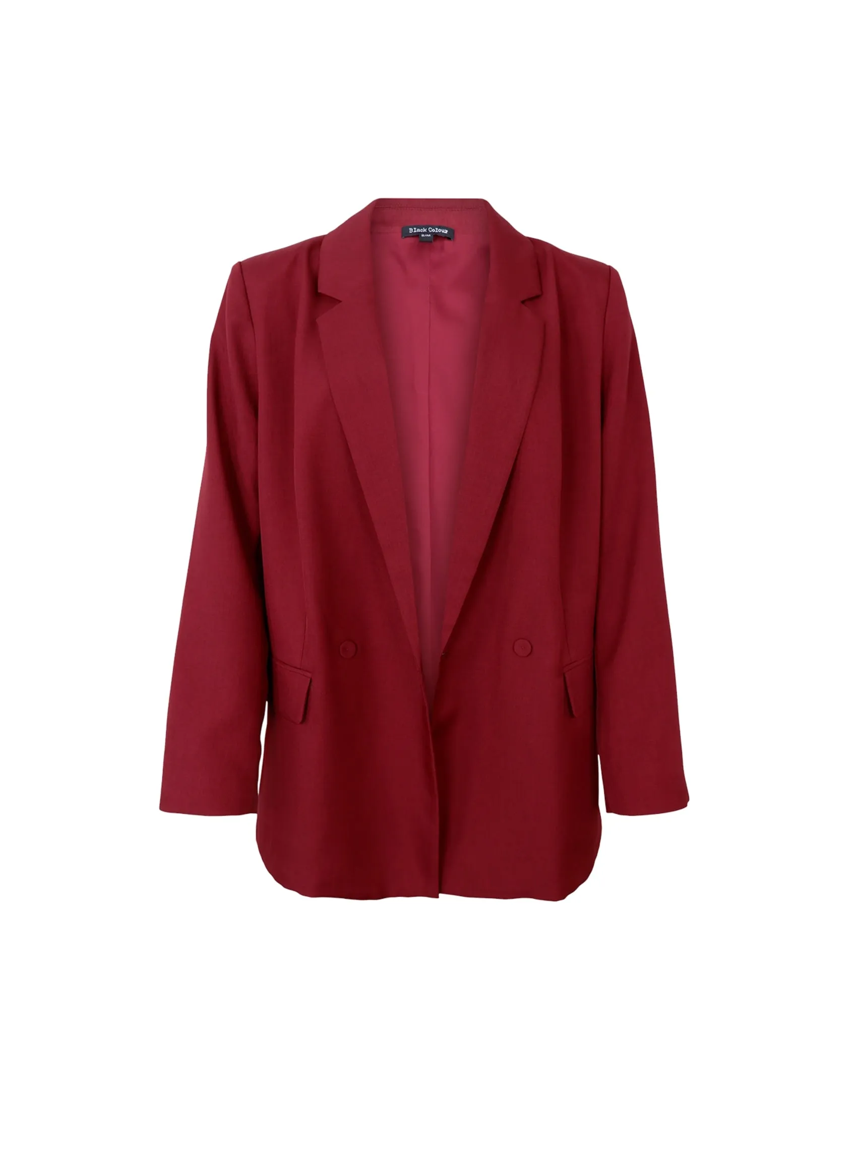BCZARRA oversize blazer - Wine