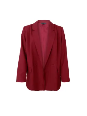 BCZARRA oversize blazer - Wine