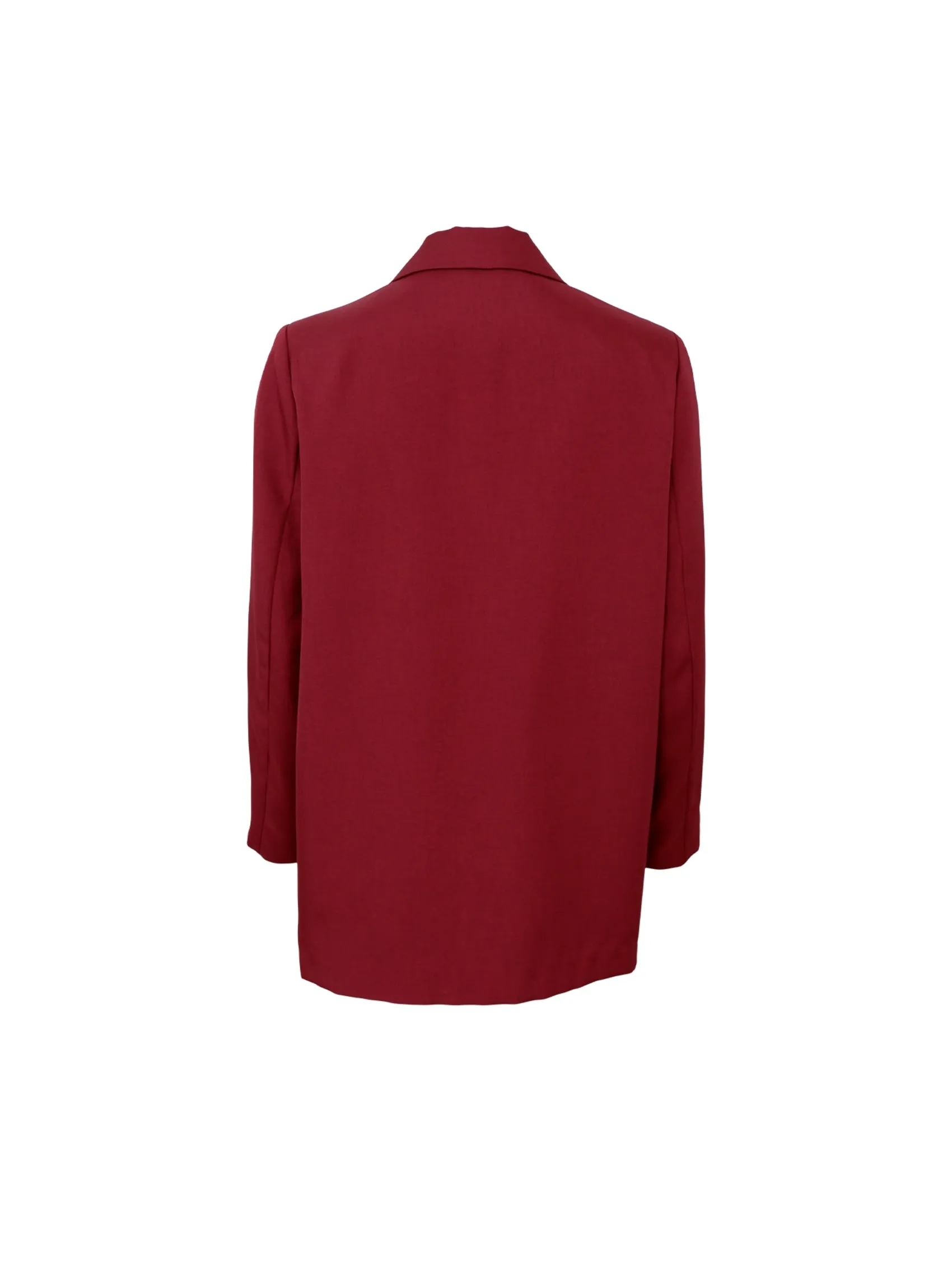 BCZARRA oversize blazer - Wine