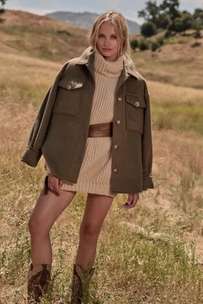 Brooklyn Shacket (Olive)