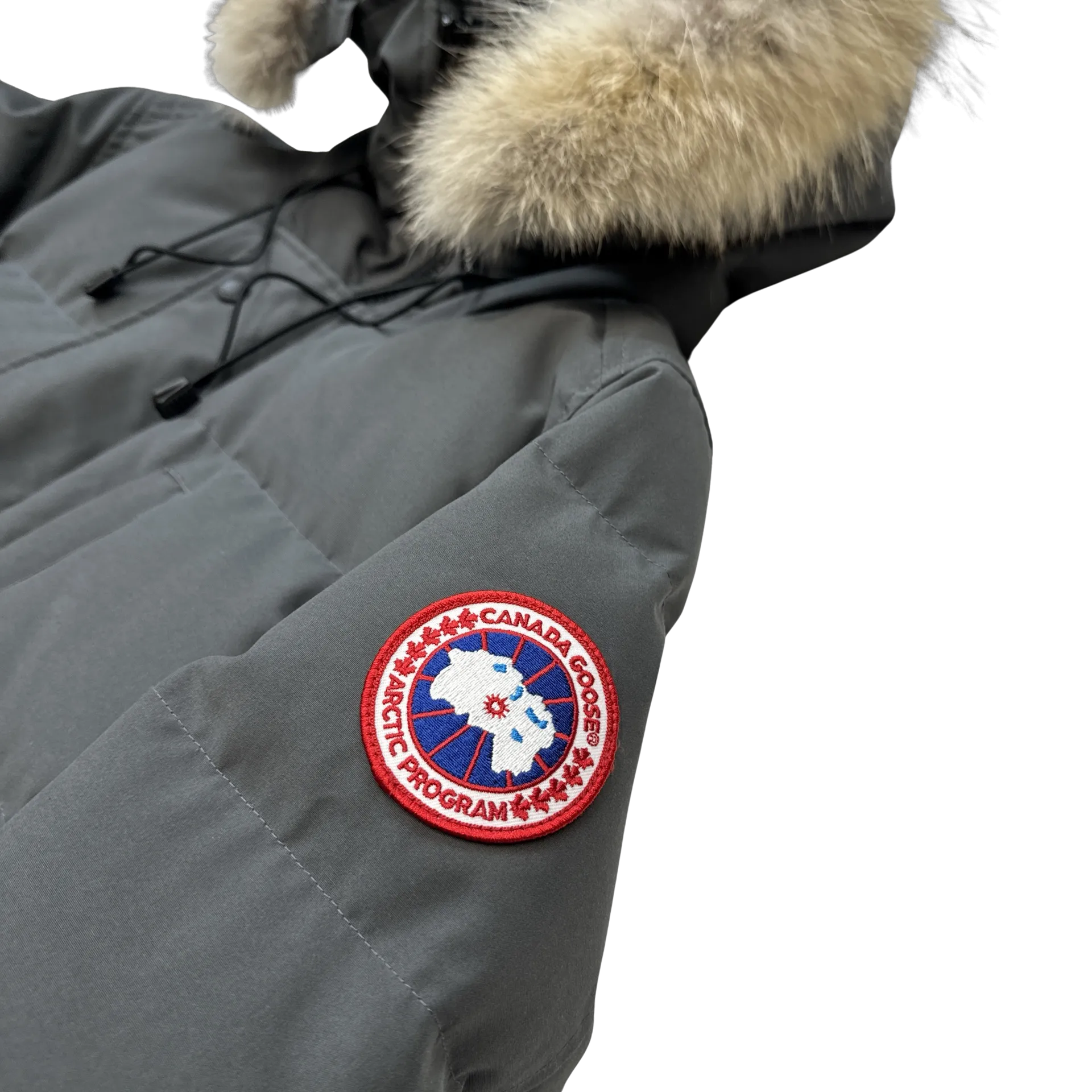 Canada Goose Grey Slate Carson Parka Jacket - Small