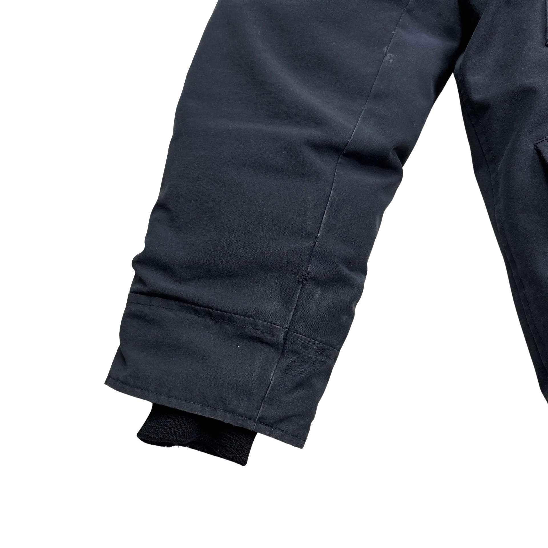 Canada Goose Navy Down Filled Parka Jacket - Large