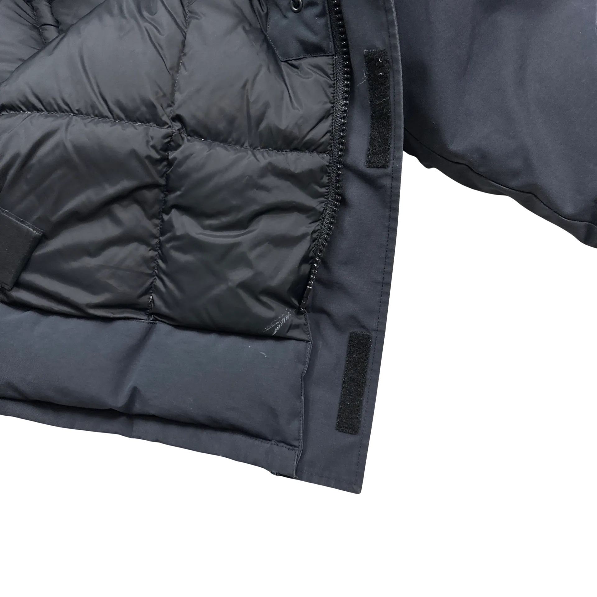 Canada Goose Navy Down Filled Parka Jacket - Large