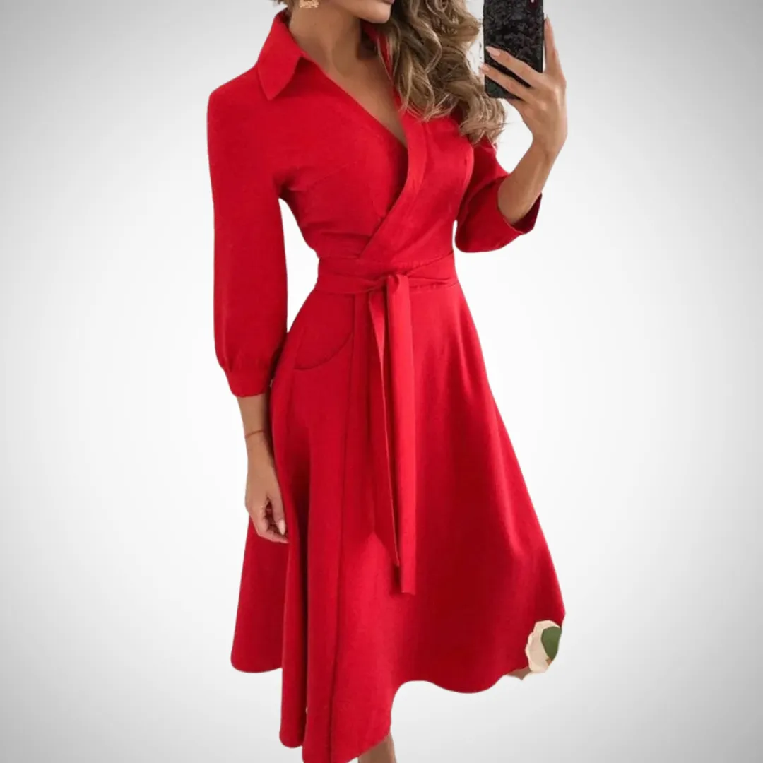 Chona Women's Elegant Wrap Dress