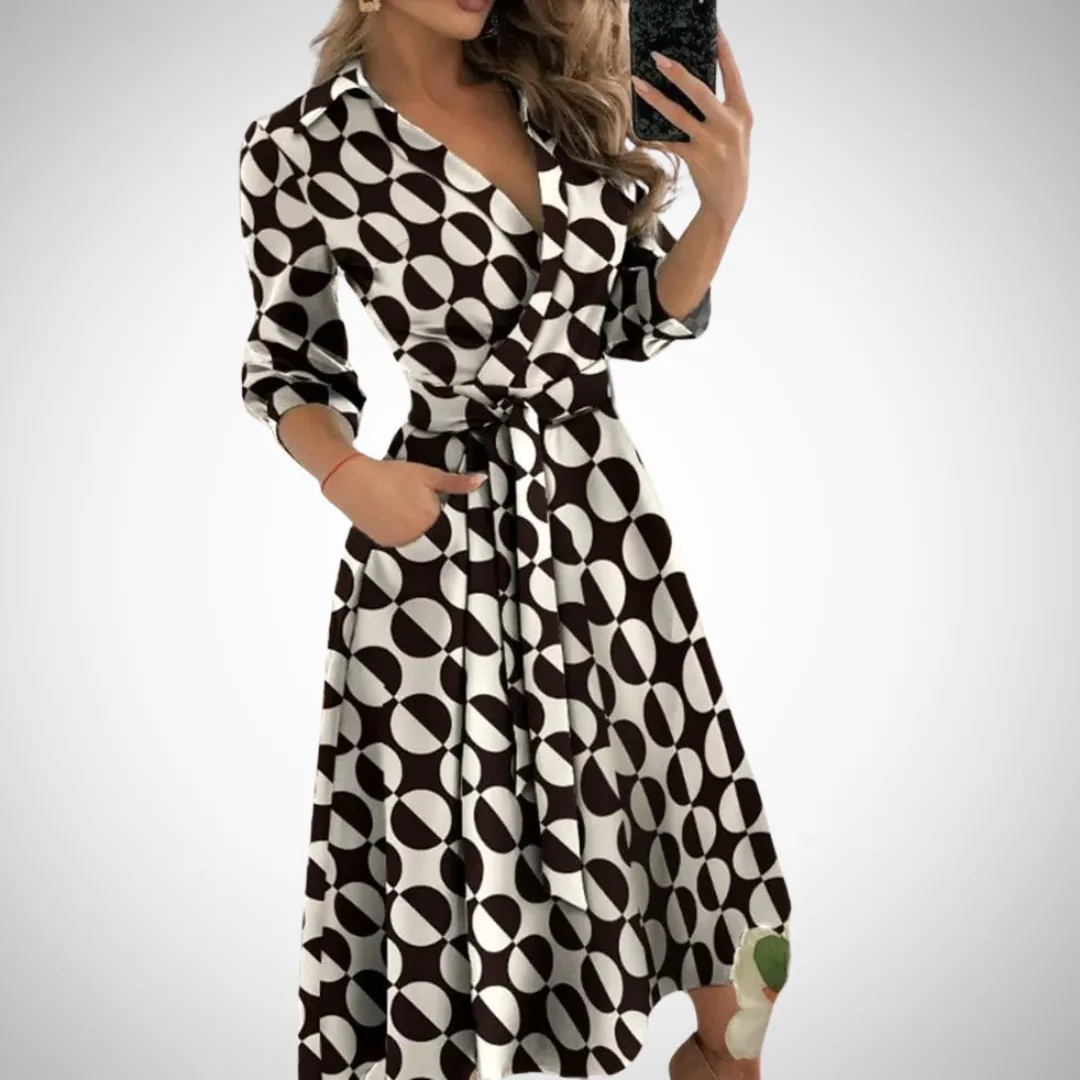 Chona Women's Elegant Wrap Dress