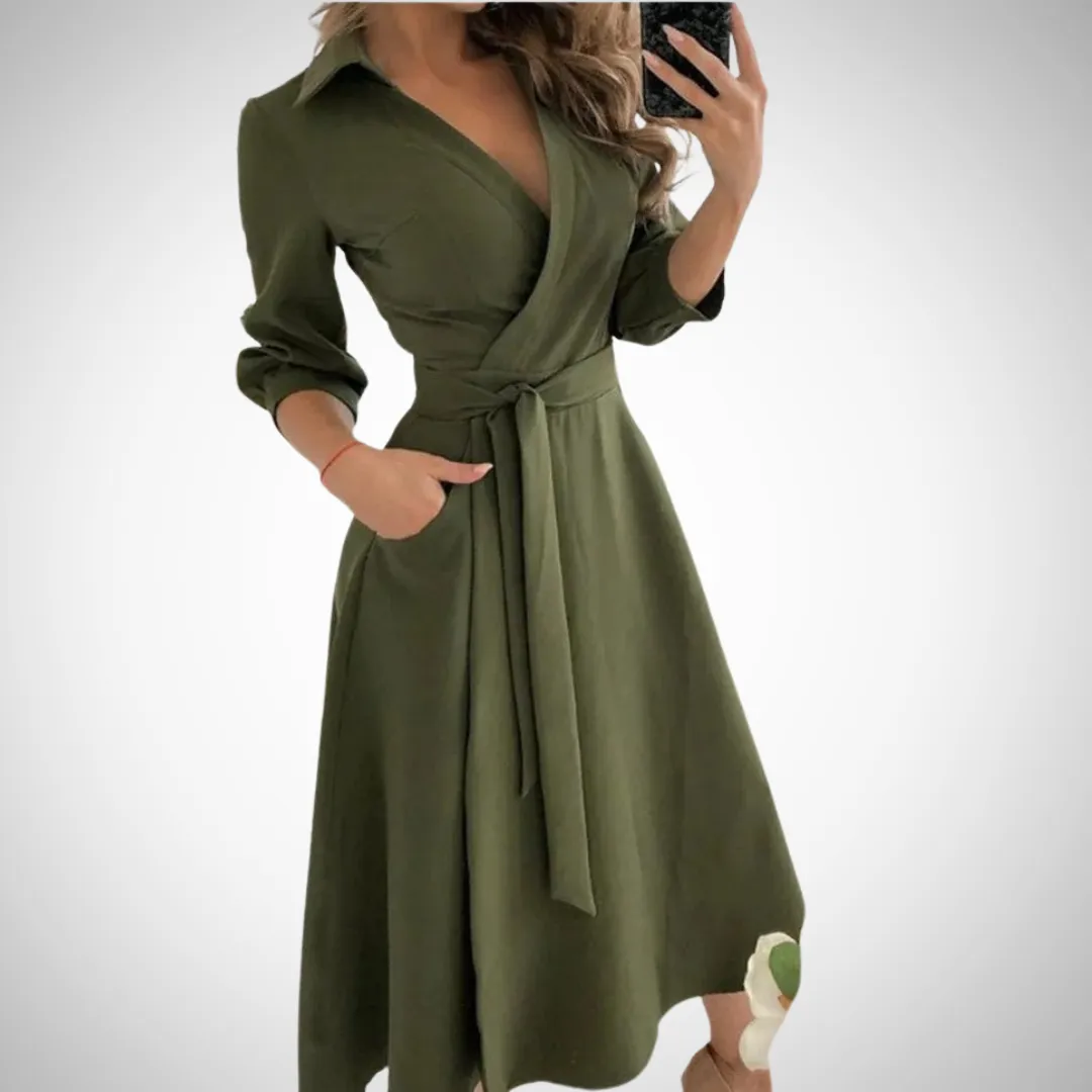 Chona Women's Elegant Wrap Dress
