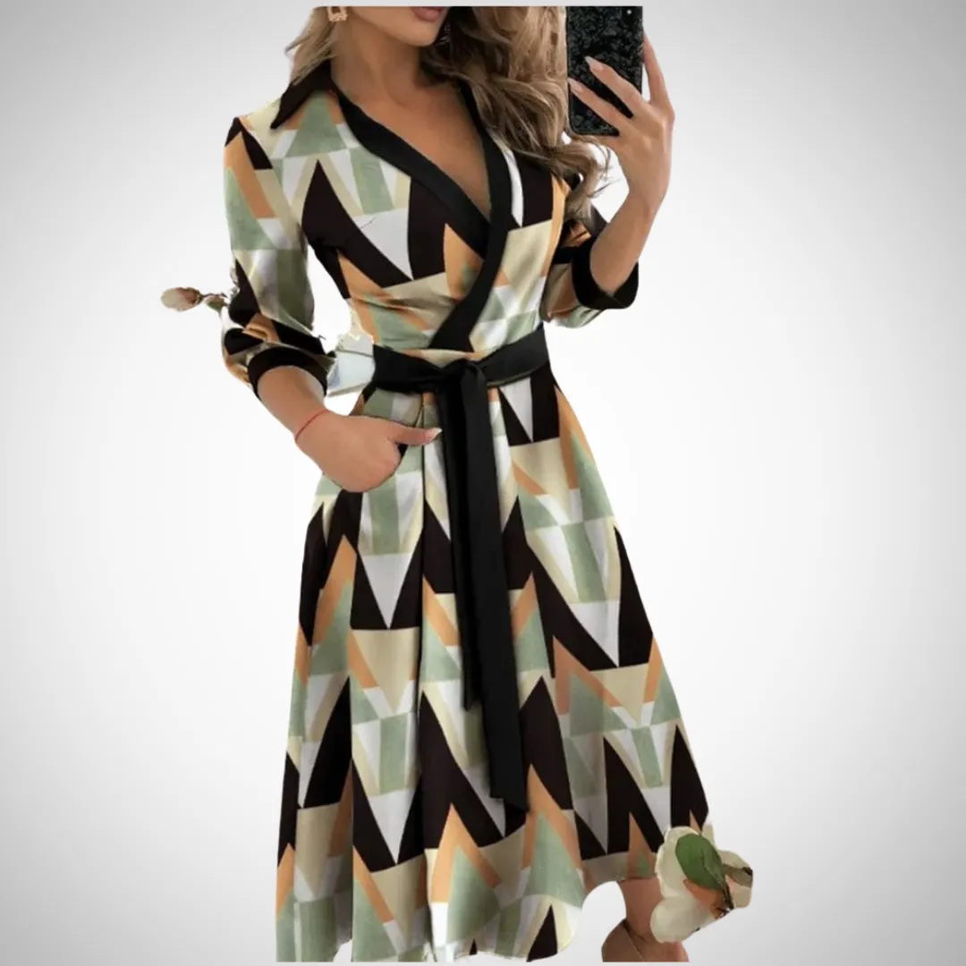 Chona Women's Elegant Wrap Dress