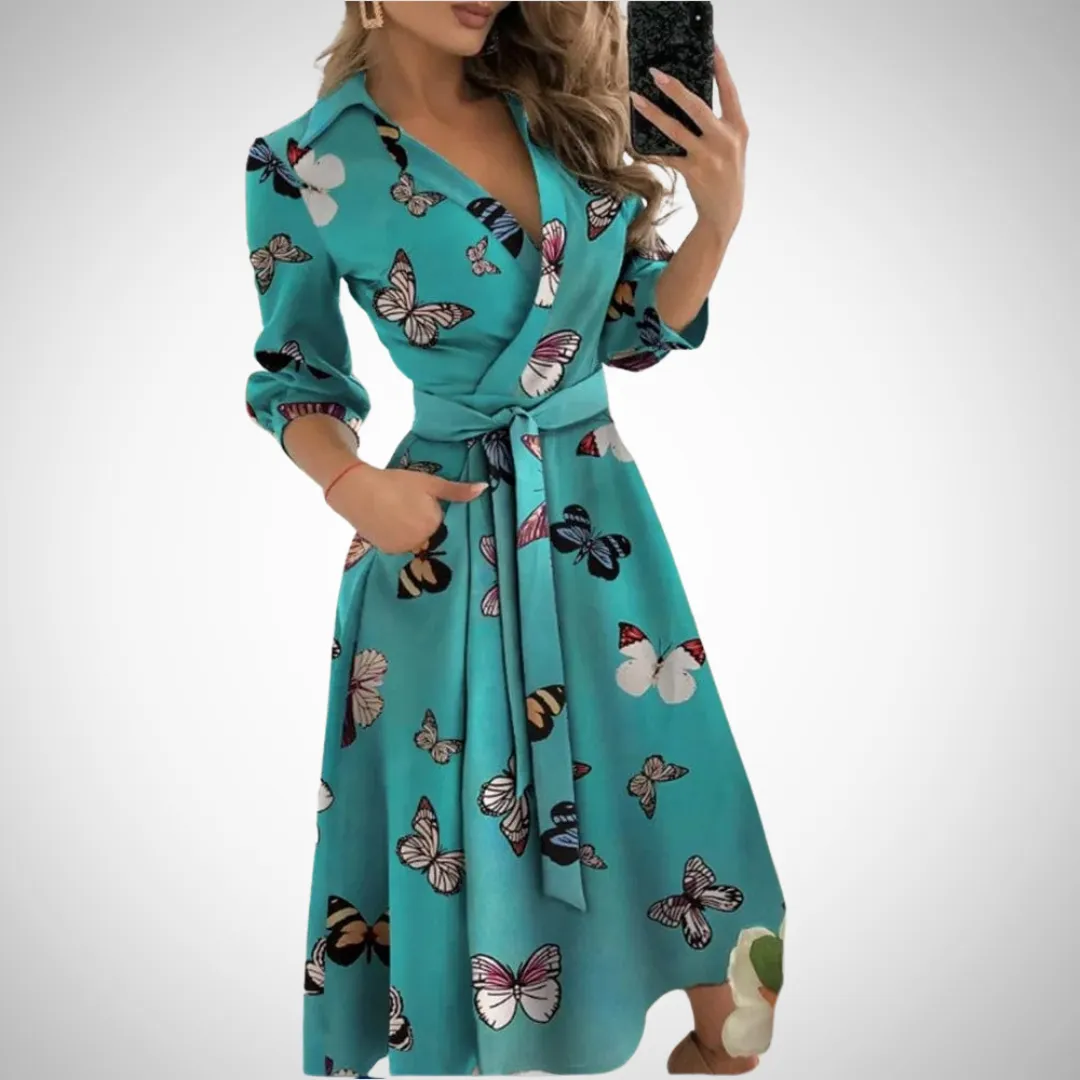 Chona Women's Elegant Wrap Dress