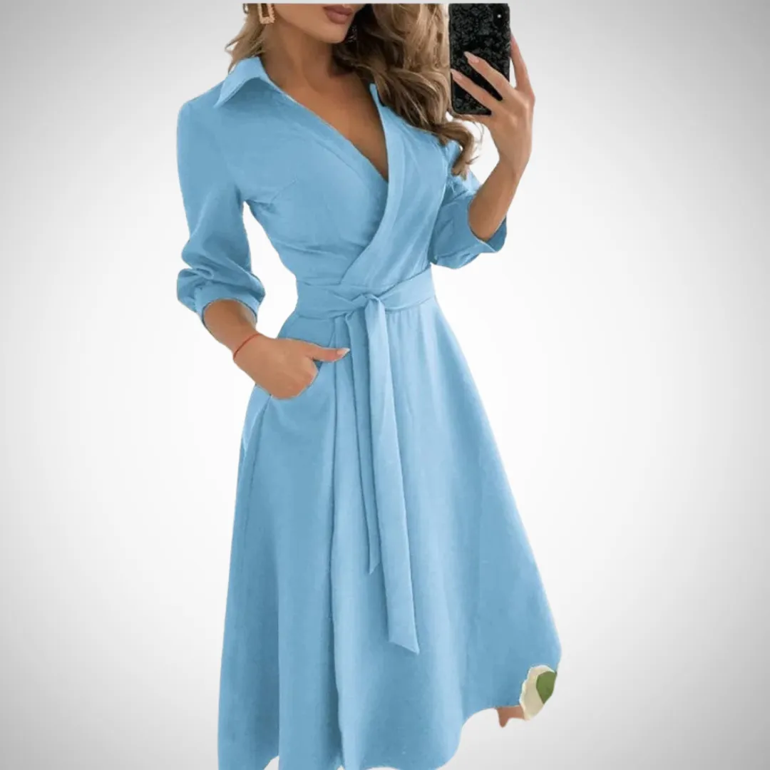 Chona Women's Elegant Wrap Dress