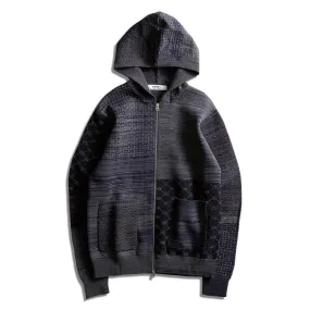 FDMTL - Navy Jog Patchwork Parka