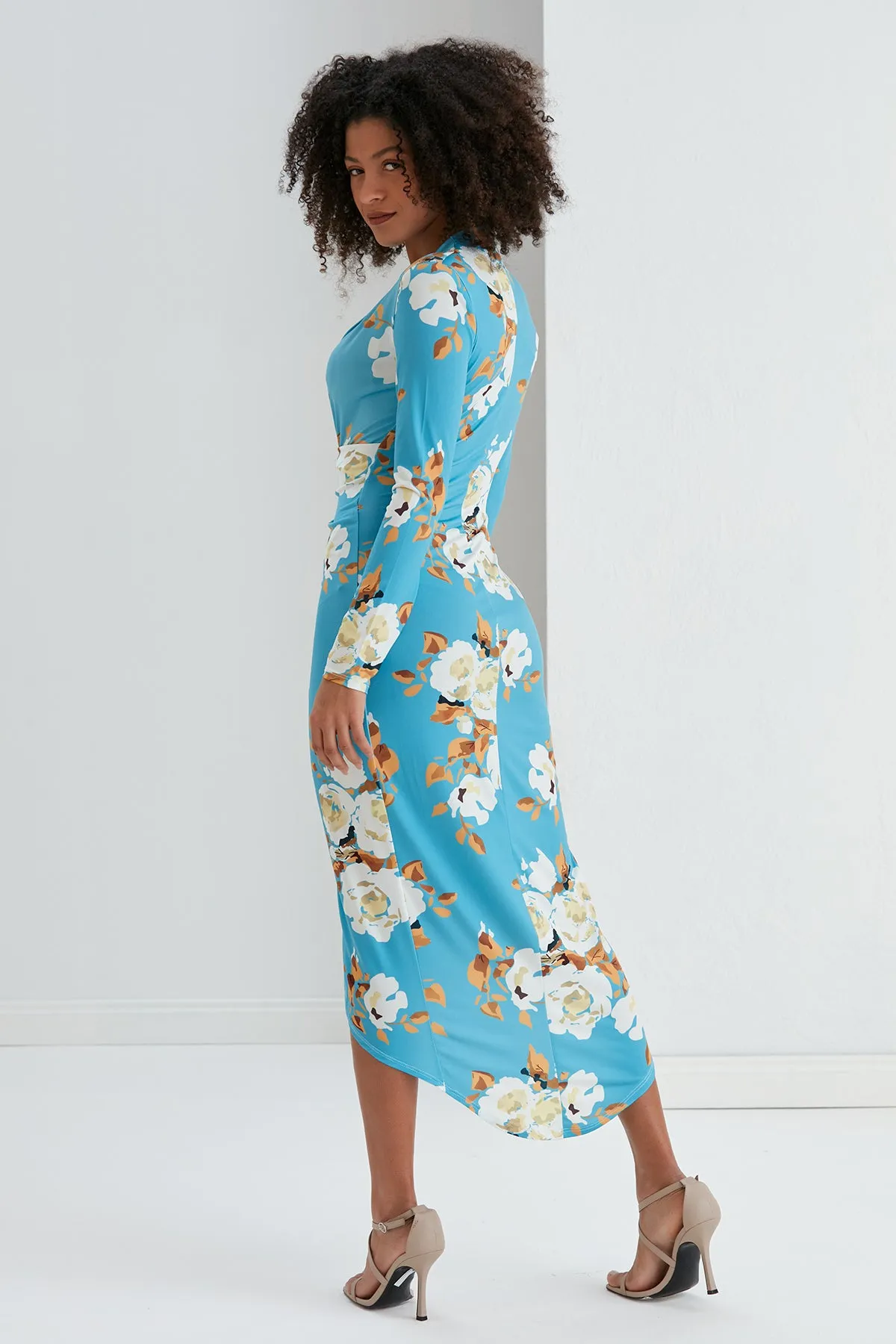 Forever Wrap Midi Dress