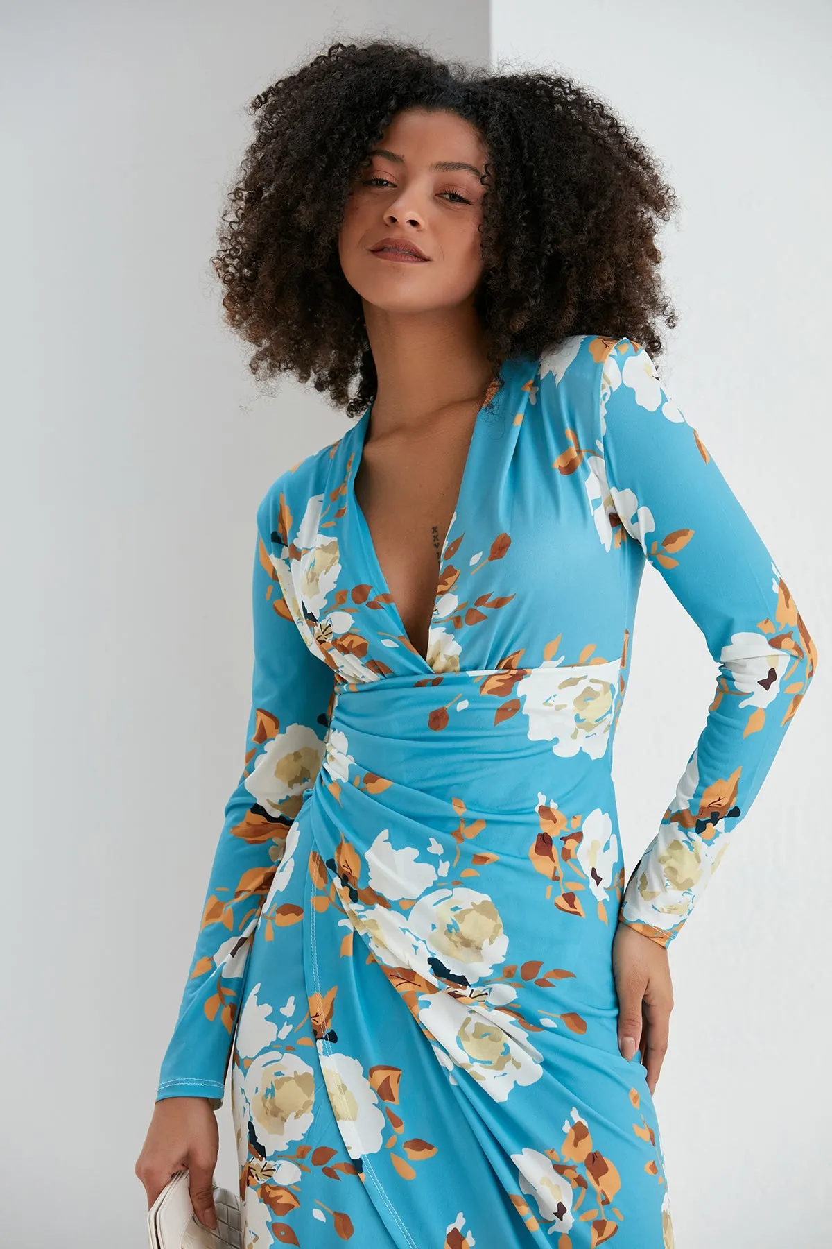 Forever Wrap Midi Dress