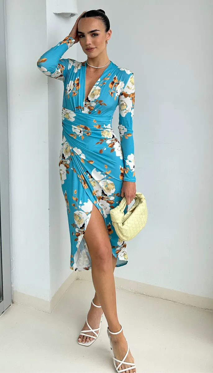 Forever Wrap Midi Dress