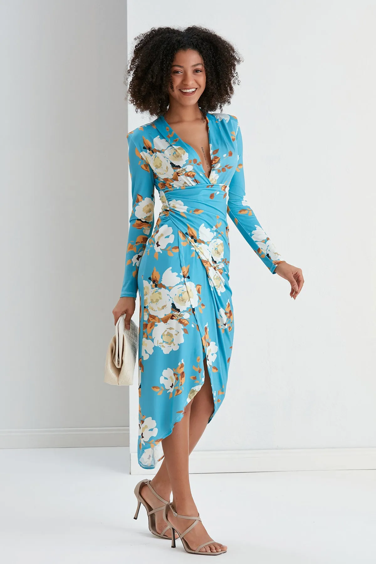 Forever Wrap Midi Dress