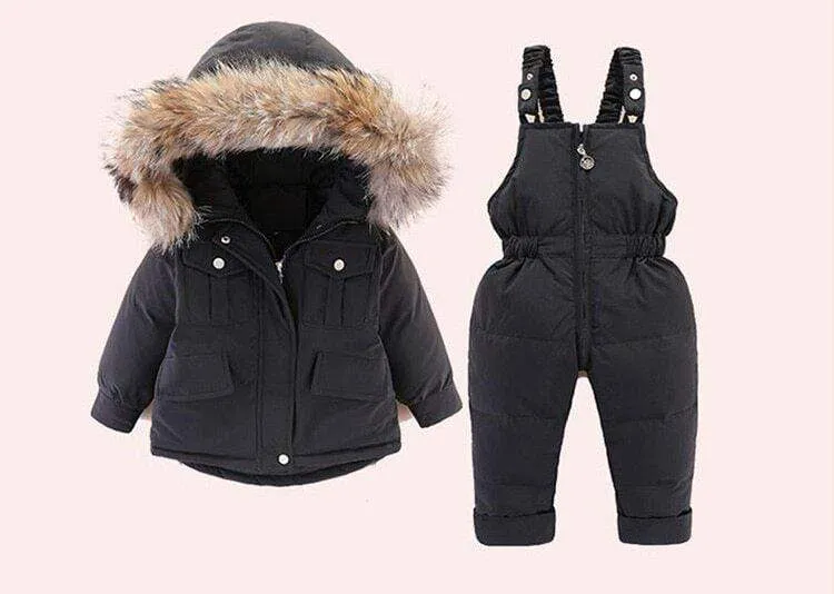 Kids Winter Jumpsuit Set