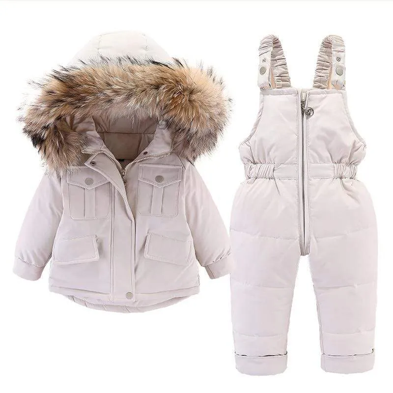 Kids Winter Jumpsuit Set