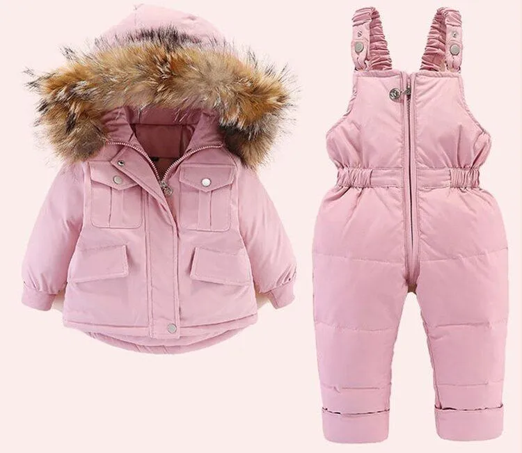 Kids Winter Jumpsuit Set