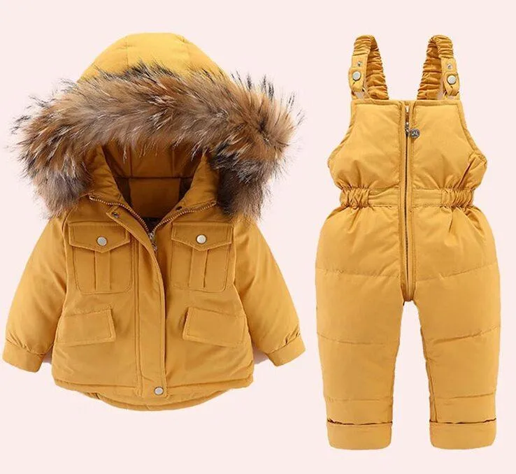 Kids Winter Jumpsuit Set