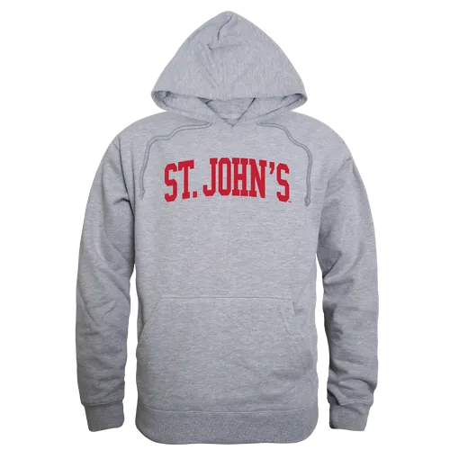 NCAA St JohnS University Hoodie Sweatshirt Gameday Fleece Pullover Heather Grey