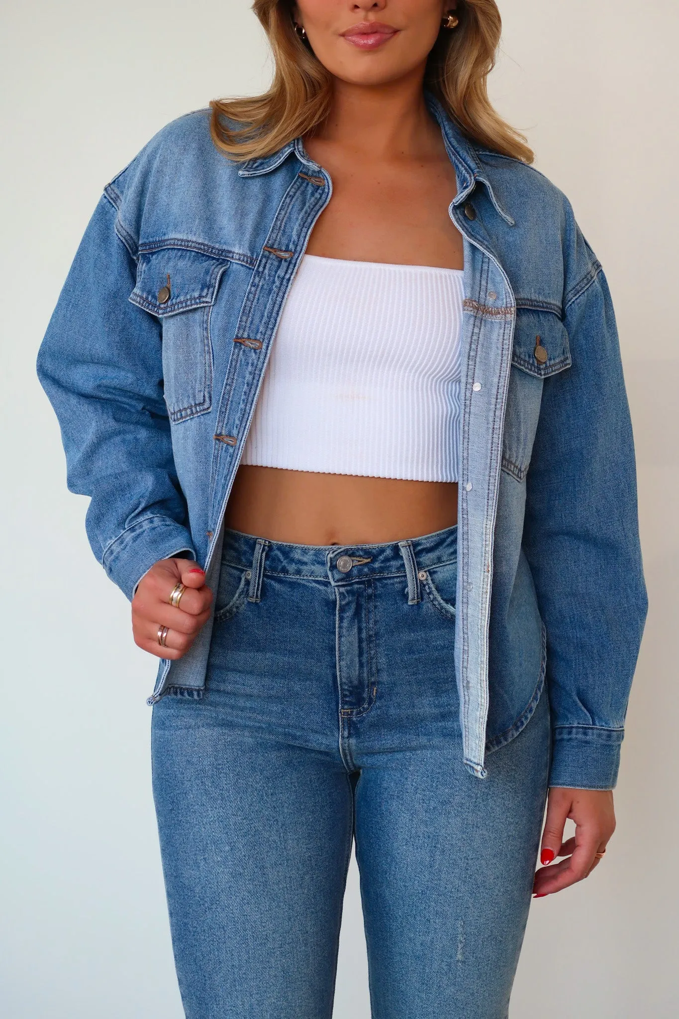 Olivia Denim Shacket