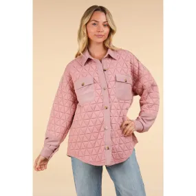 Oversized Quilted Cozy Shacket