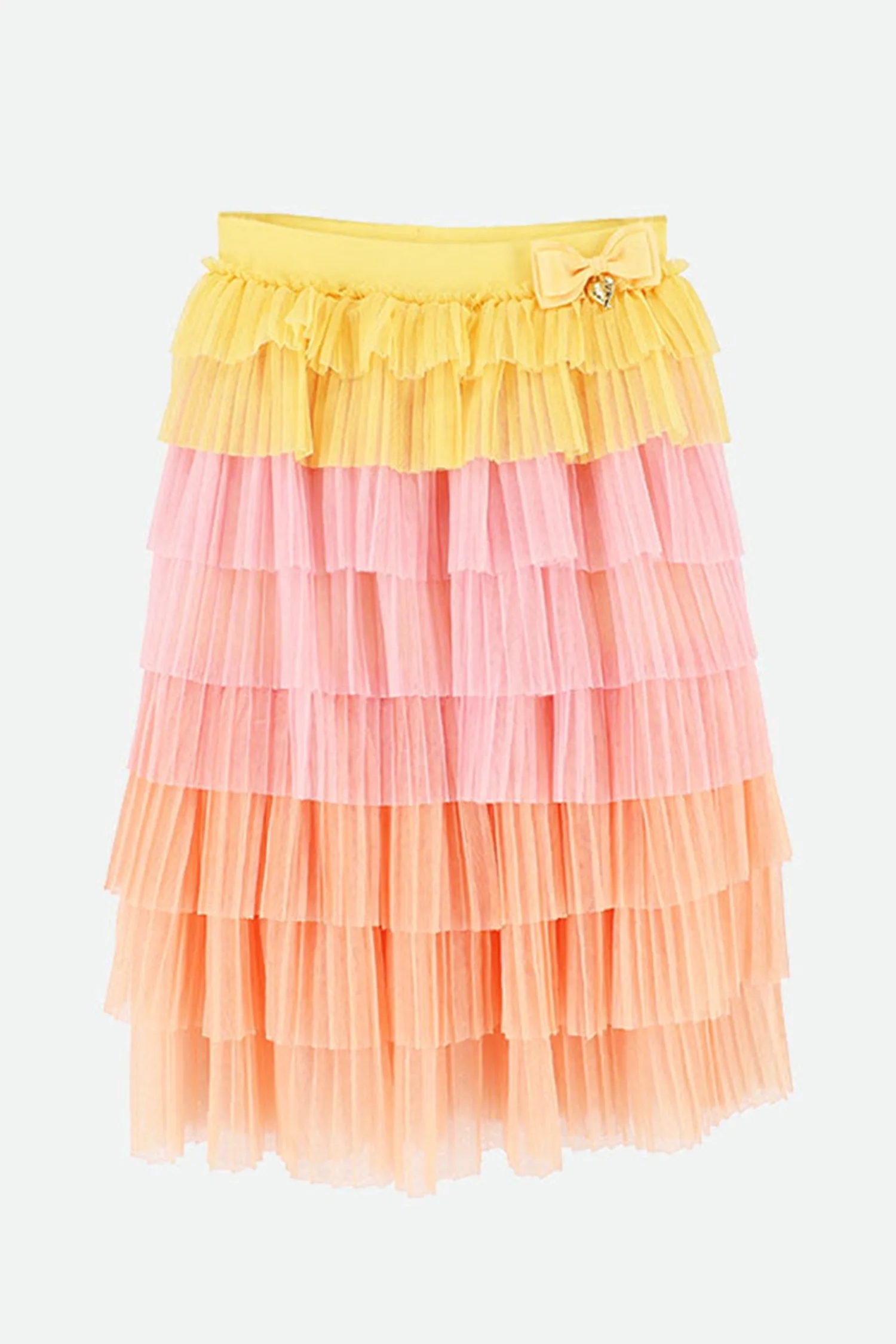 Pandora Tiered Pleated Skirt