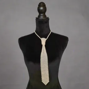 Perlu Drauge White Office Punk Style Neck Tie