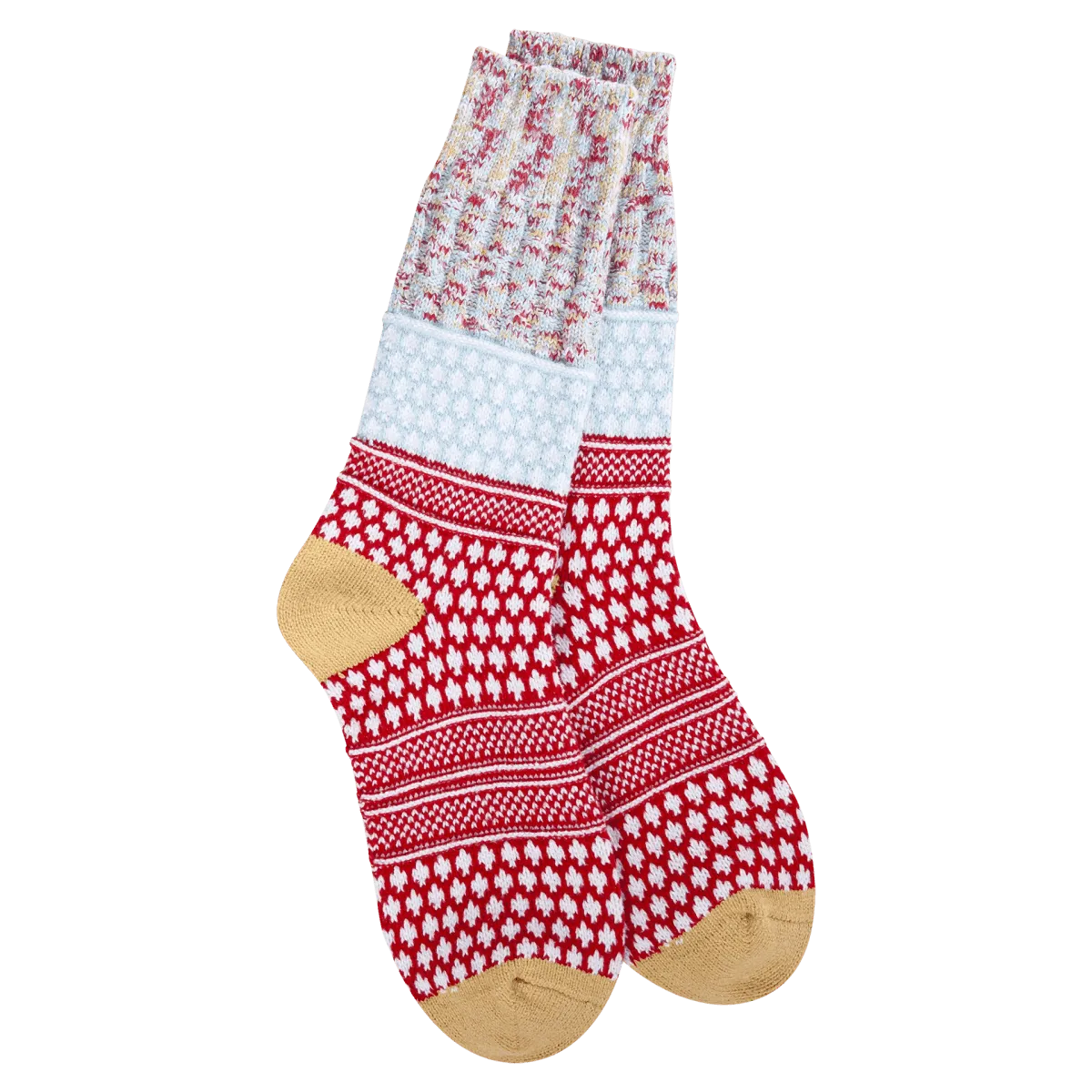 World’s Softest Holiday Gallery Textured Crew